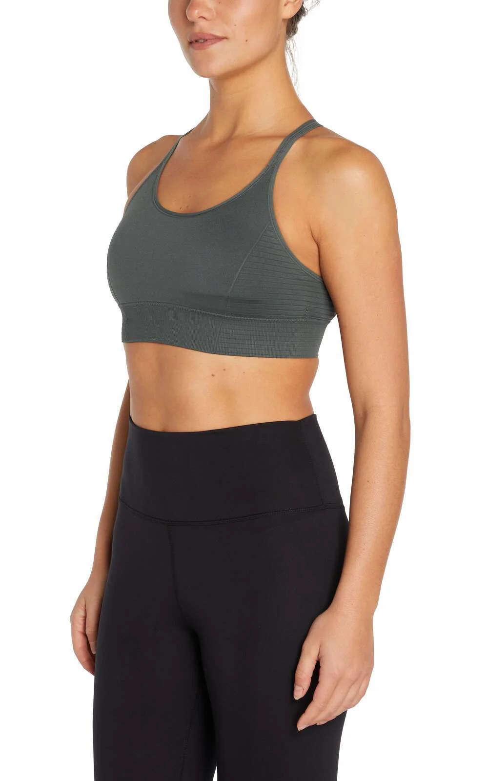 2 Pack Mary Jane Seamless Sports Bra - Urban Chic White - Image 9