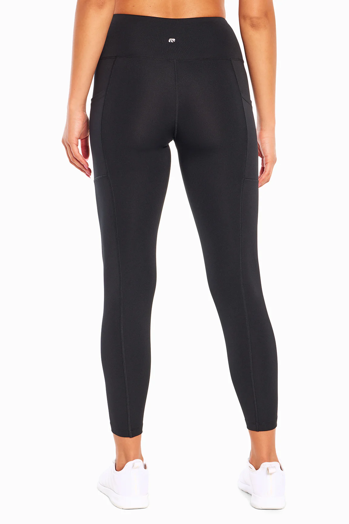 High Rise Side Pocket Ankle Legging - Black - Image 3