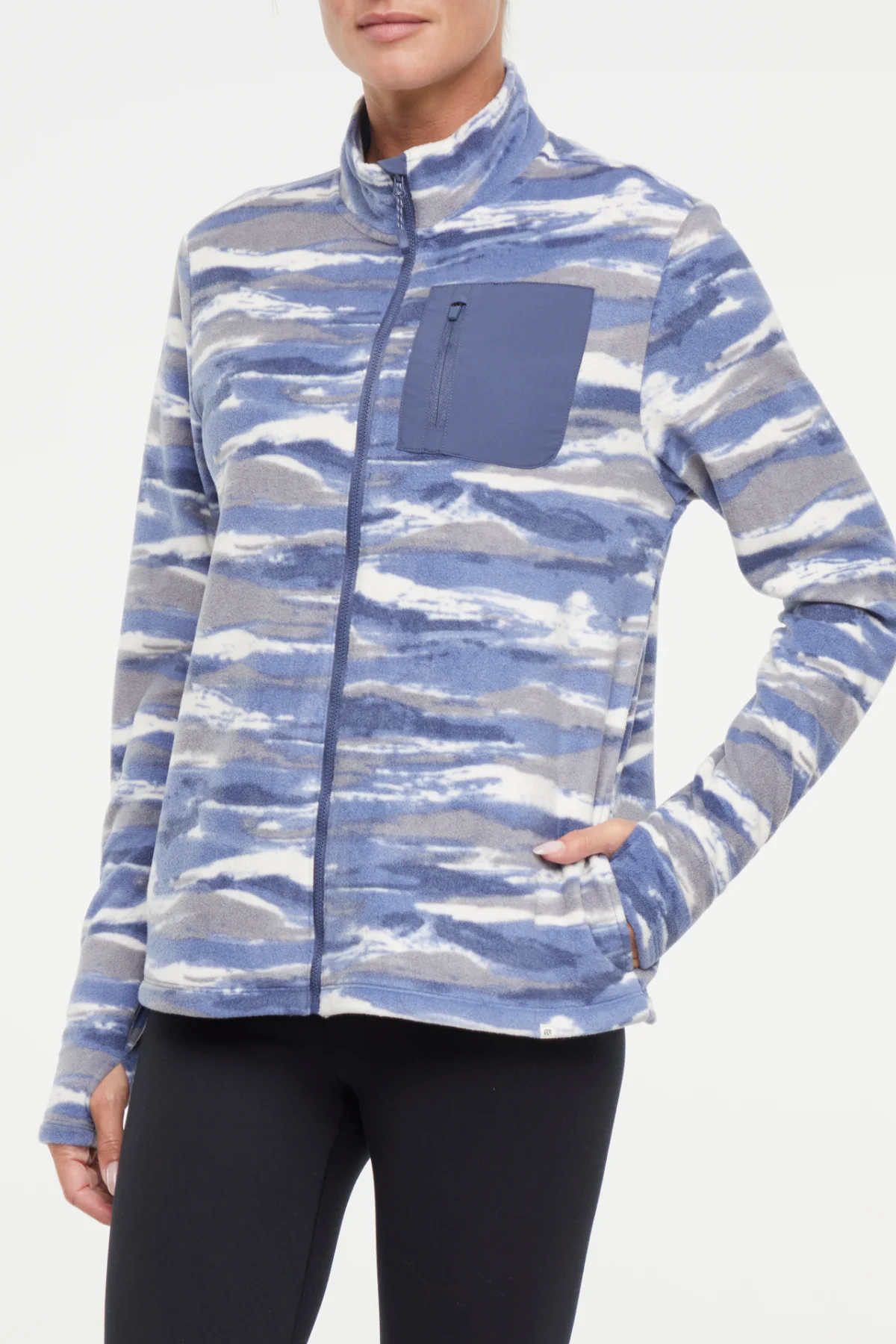 Treeline Fleece Jacket - Vintage Indigo