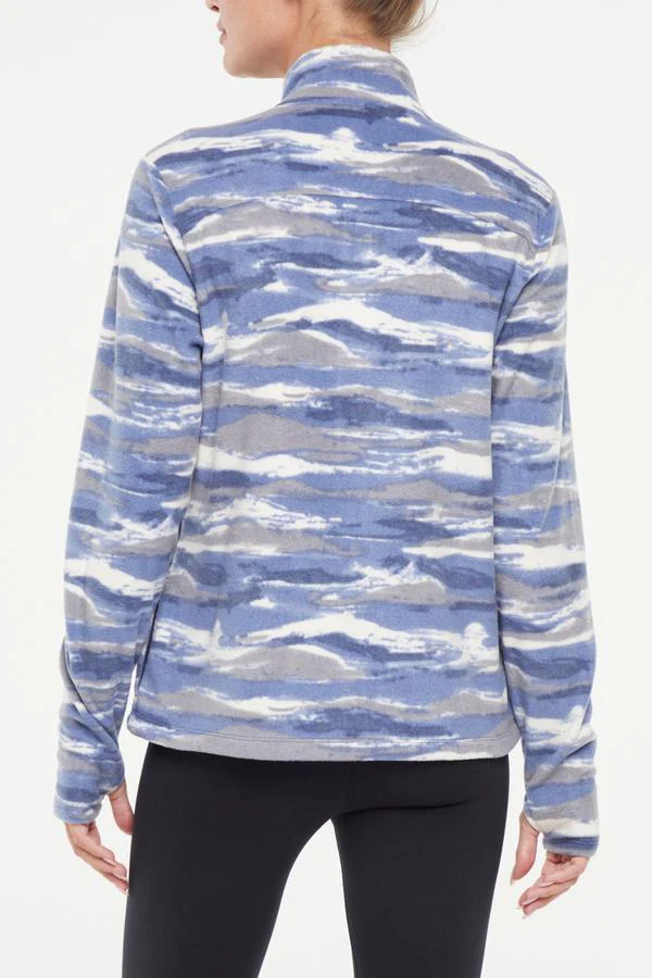 Treeline Fleece Jacket - Vintage Indigo - Image 2