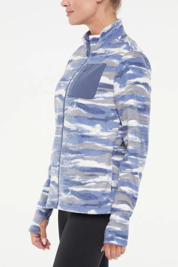 Treeline Fleece Jacket - Vintage Indigo - Image 4