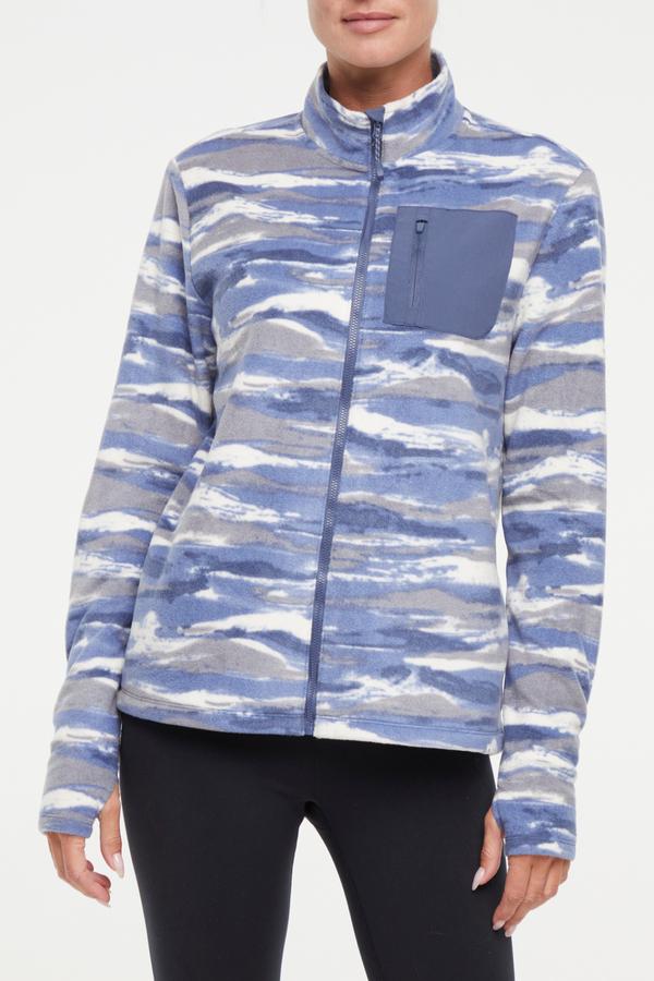 Treeline Fleece Jacket - Vintage Indigo - Image 6