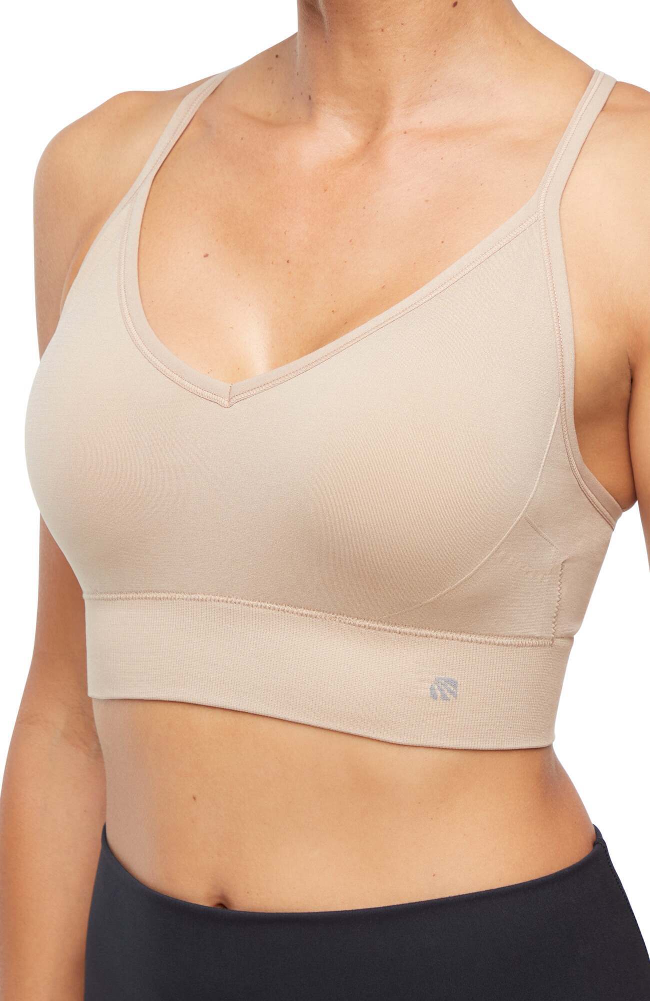 2 Pack London Seamless Sports Bra - Tuffet Black Coffee - Image 11