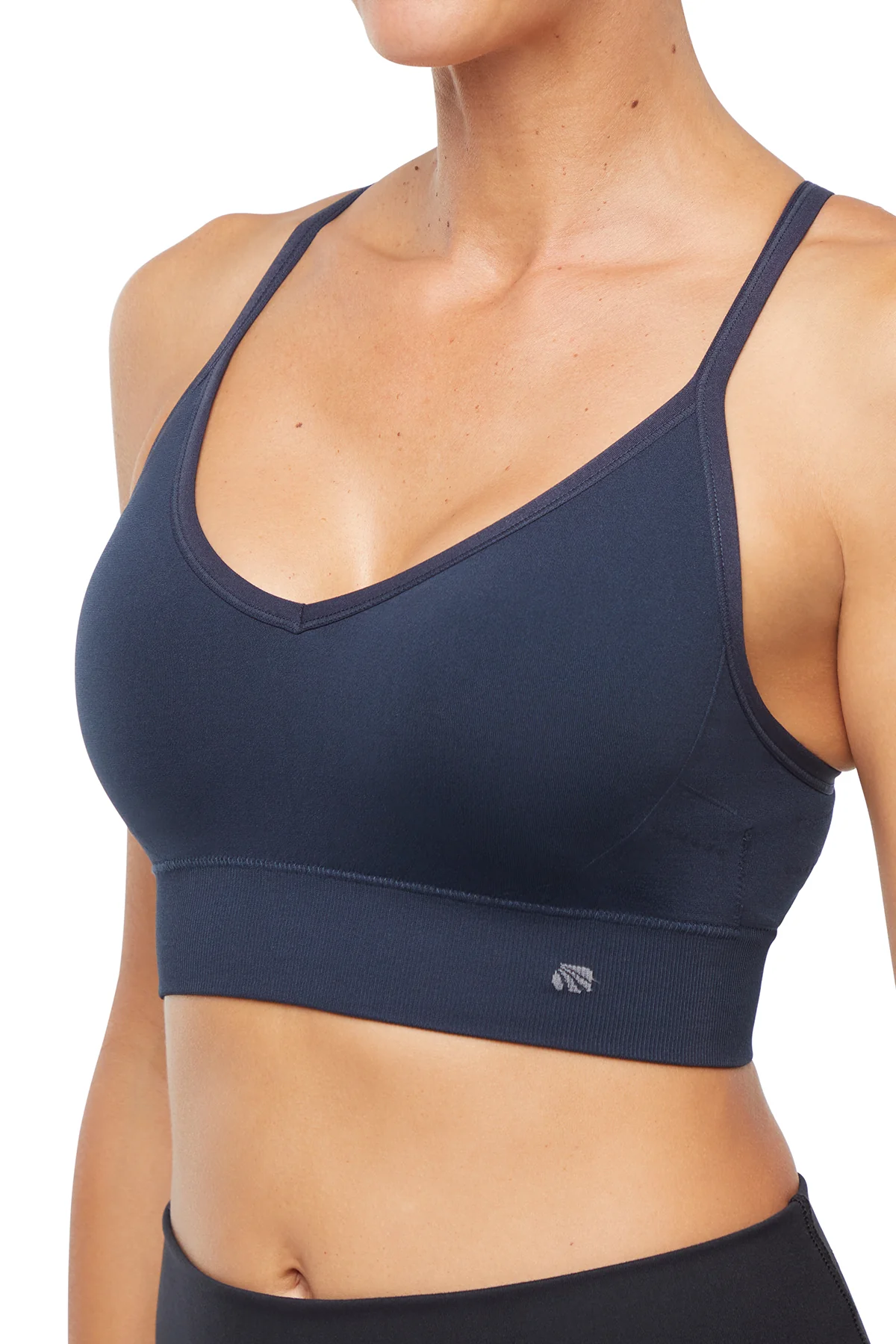 2 Pack London Seamless Sports Bra - Shadow Gray Total Eclipse - Image 6