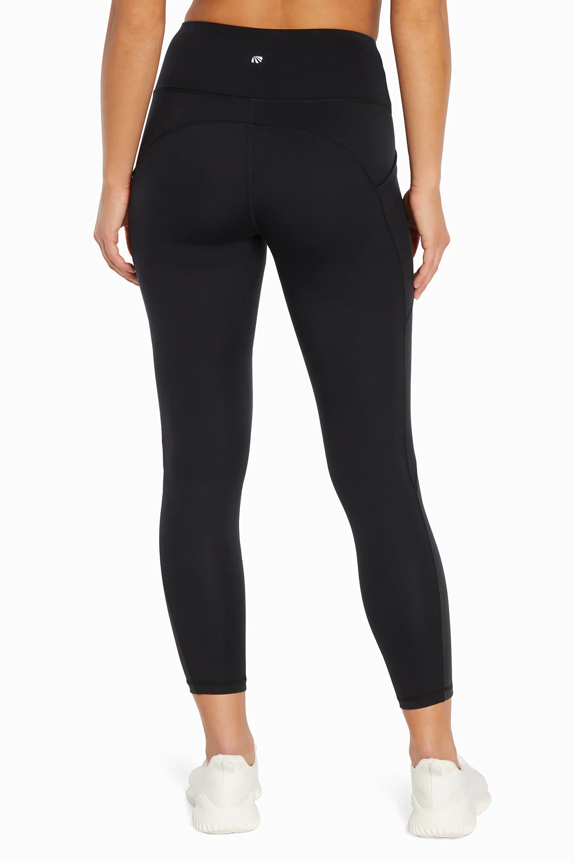Kira Side Pocket Ankle Legging - Black - Image 3