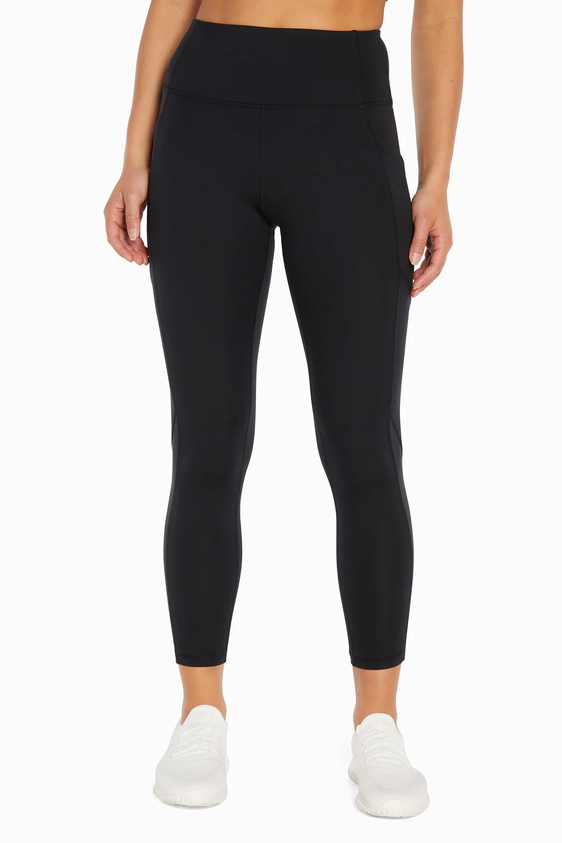 Kira Side Pocket Ankle Legging - Black - Image 6