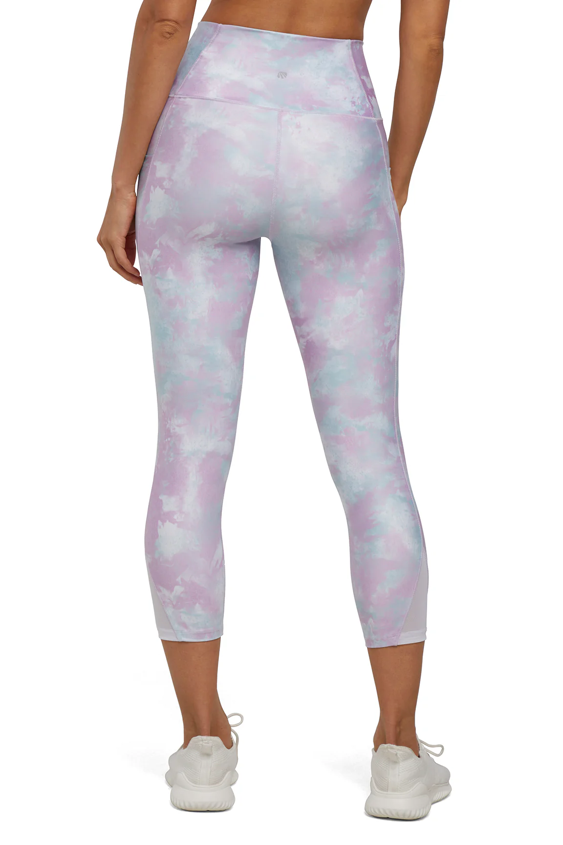 Jenny Side Pocket Mid Calf Capri - White Hazy Glow - Image 3