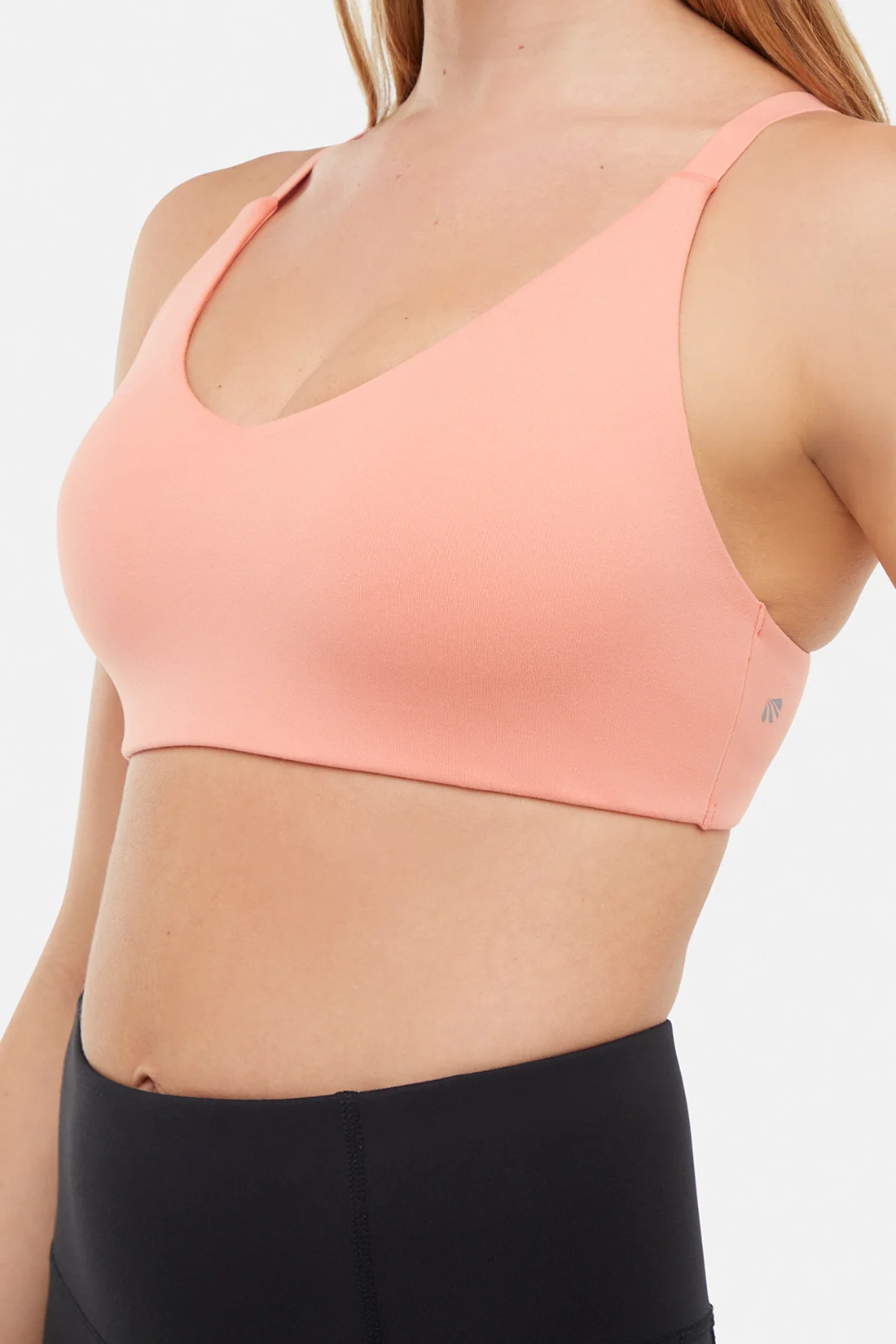 Allie Sports Bra - Burnt Coral - Image 4