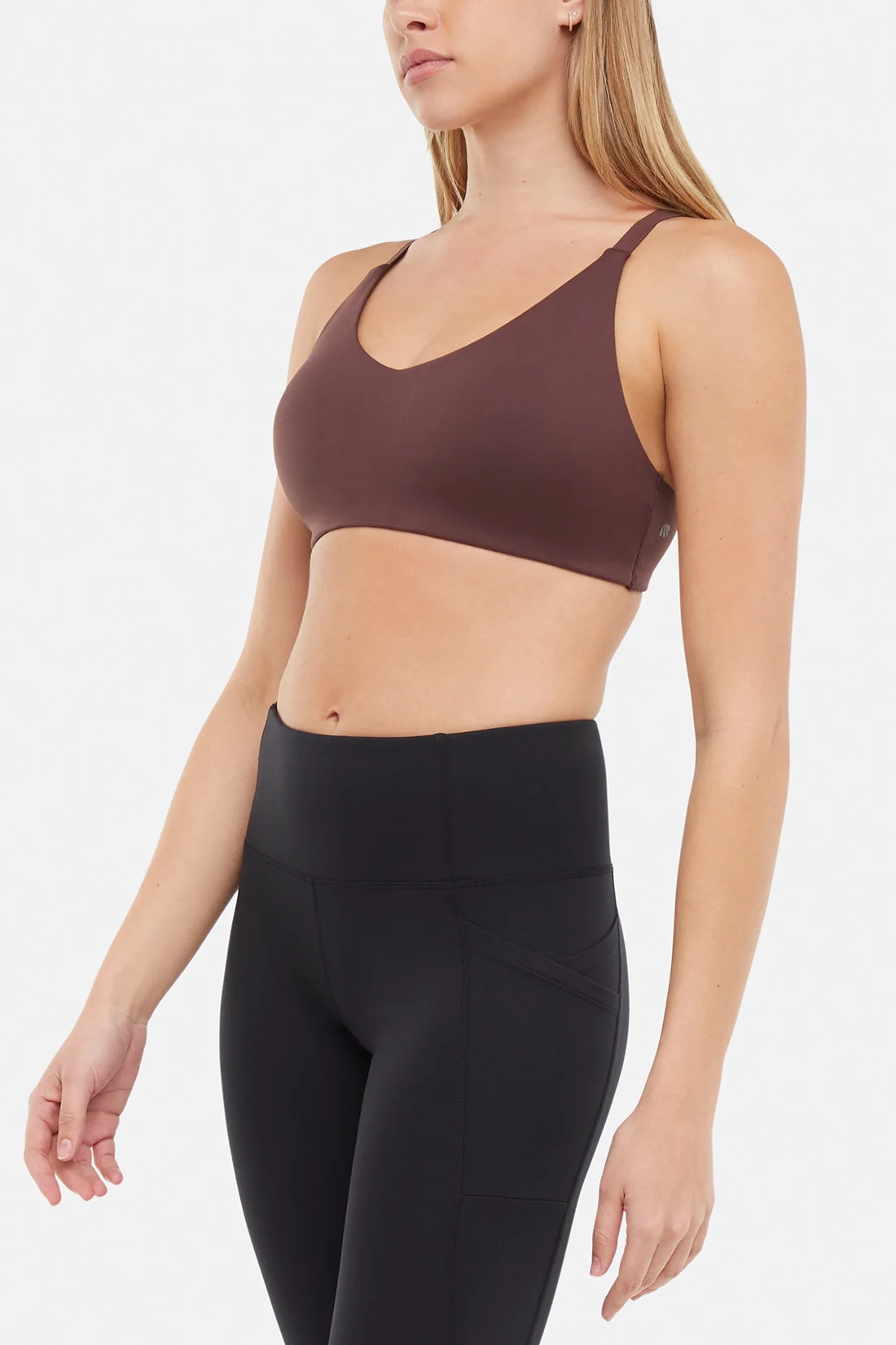 Allie Sports Bra - French Roast - Image 4