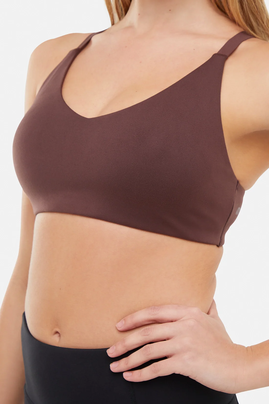 Allie Sports Bra - French Roast - Image 5