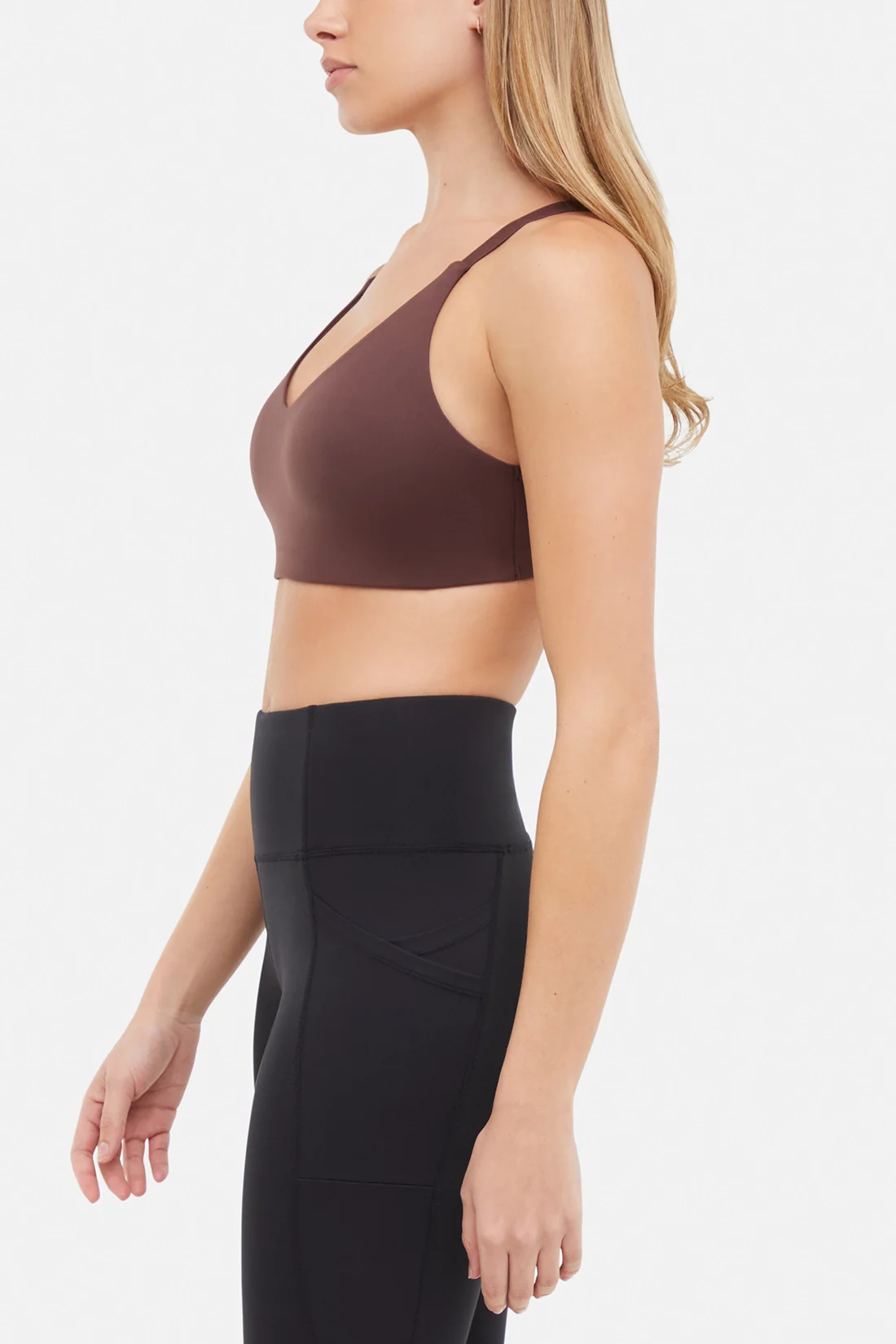 Allie Sports Bra - French Roast - Image 6