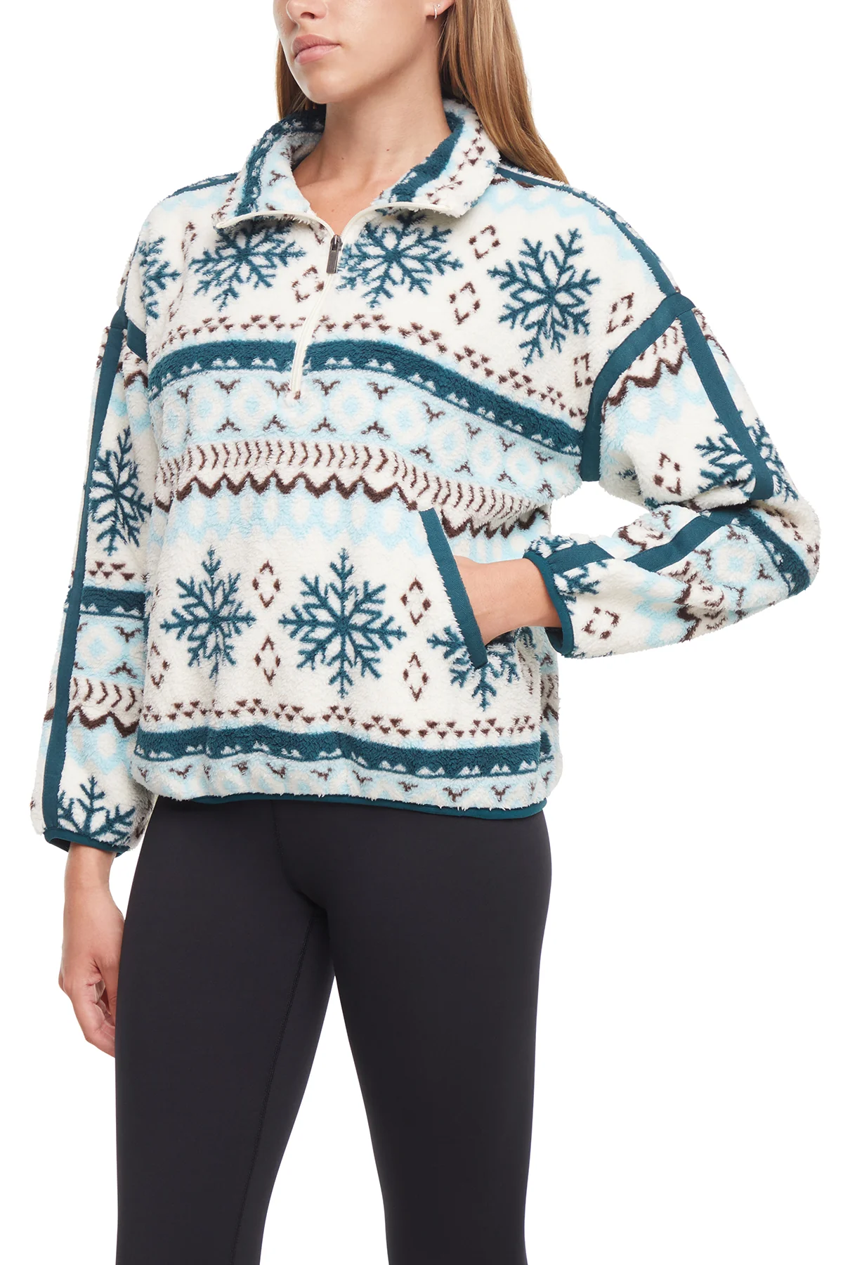 Caliste 1/4 Zip Sherpa Pullover