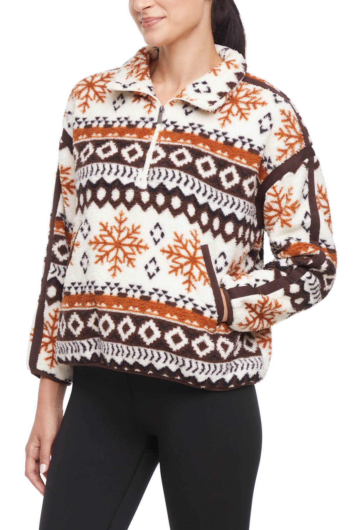 Caliste 1/4 Zip Sherpa Pullover - Image 12