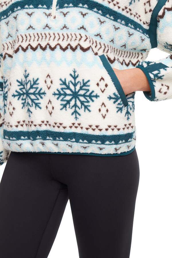 Caliste 1/4 Zip Sherpa Pullover - Image 3