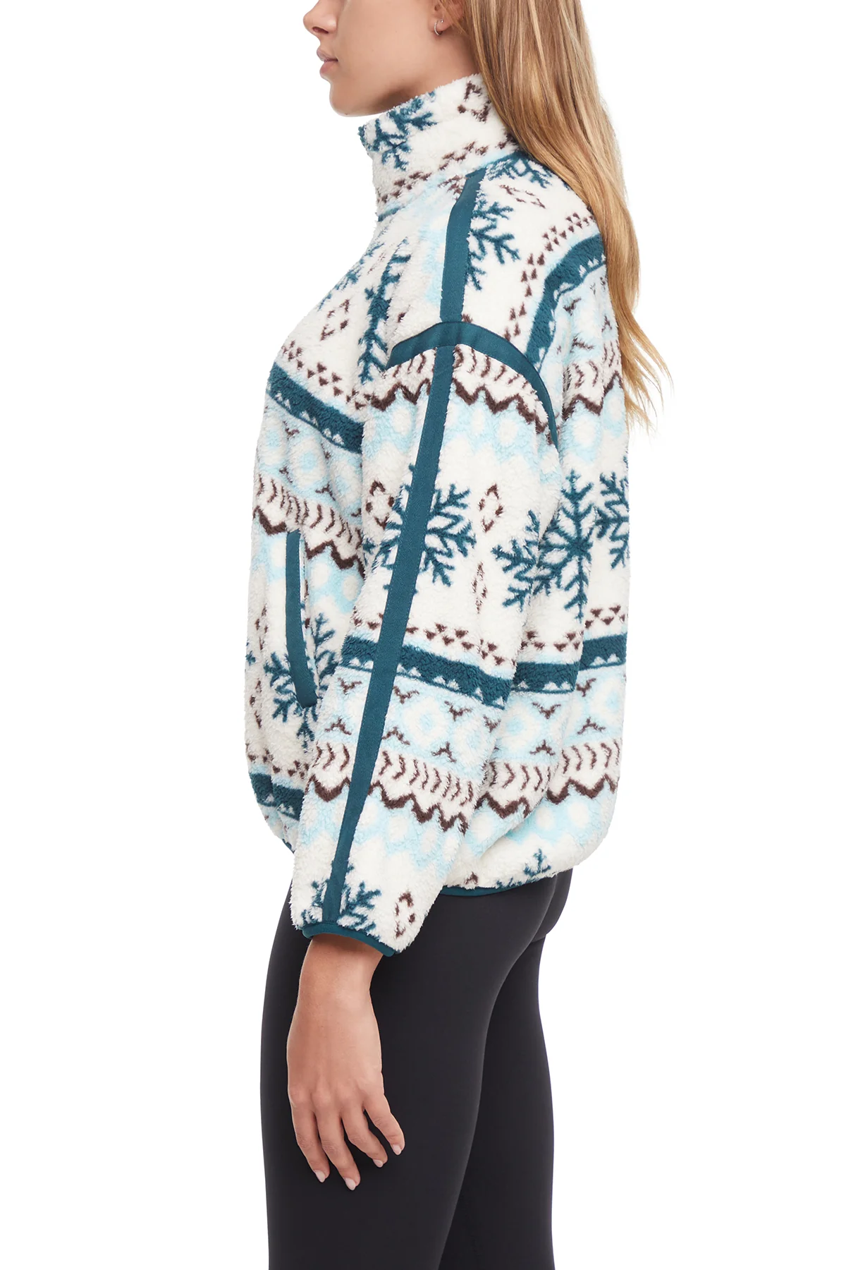 Caliste 1/4 Zip Sherpa Pullover - Image 6