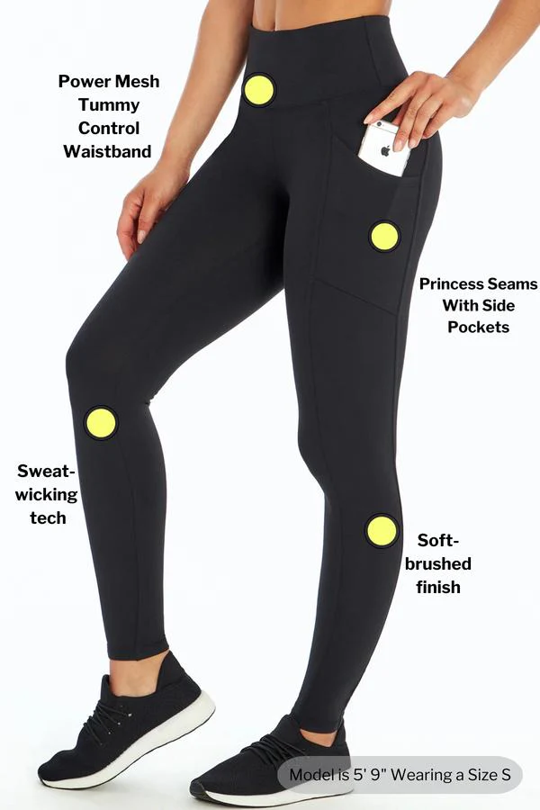 Cameron Side Pocket Tummy Control Legging - Image 14