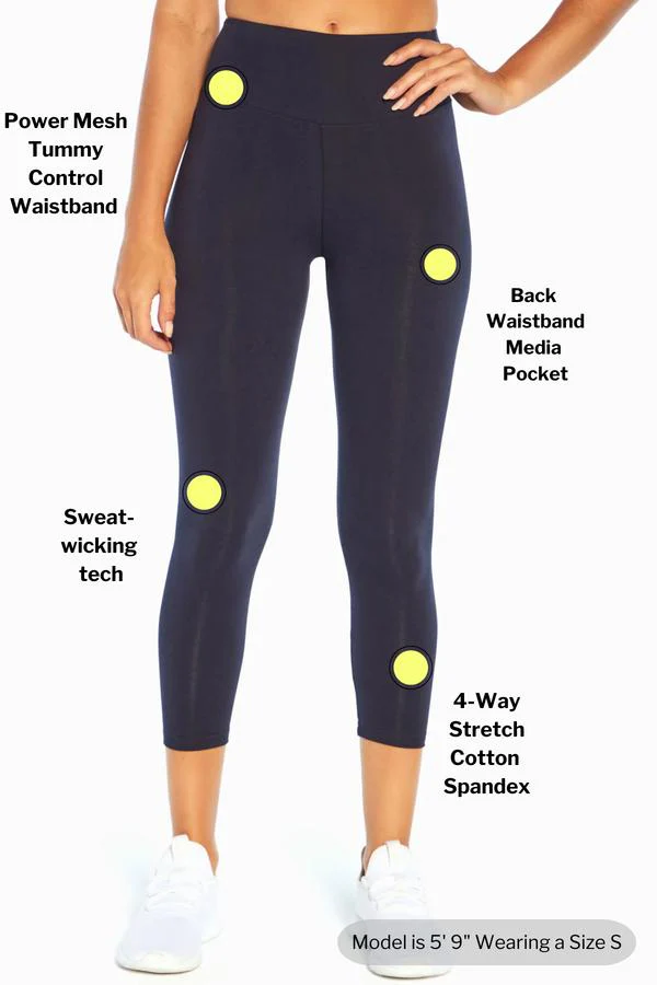 Carrie Tummy Control Mid Calf Capri - Image 4