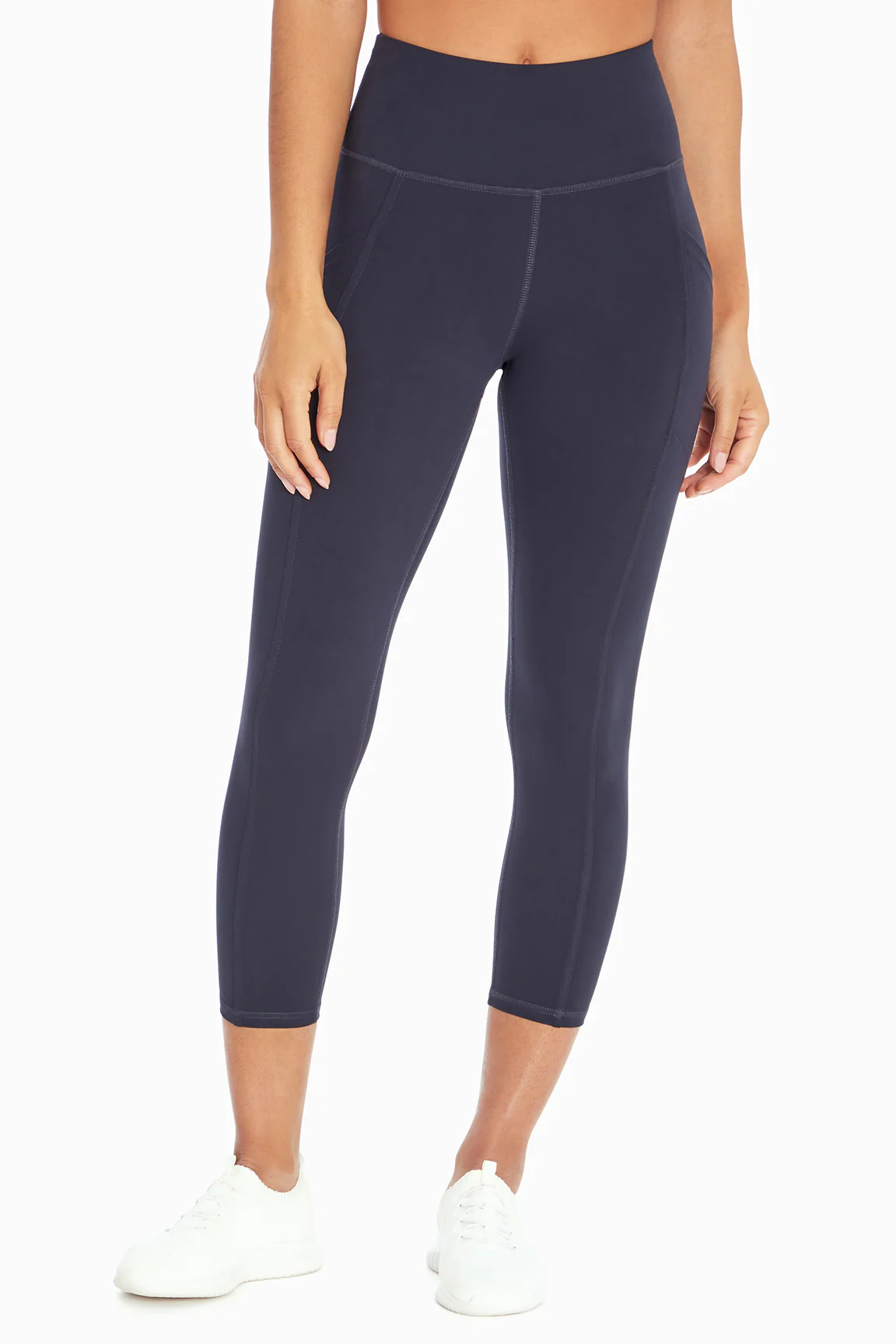 Drew Side Pocket Tummy Control Mid Calf Capri - Image 12