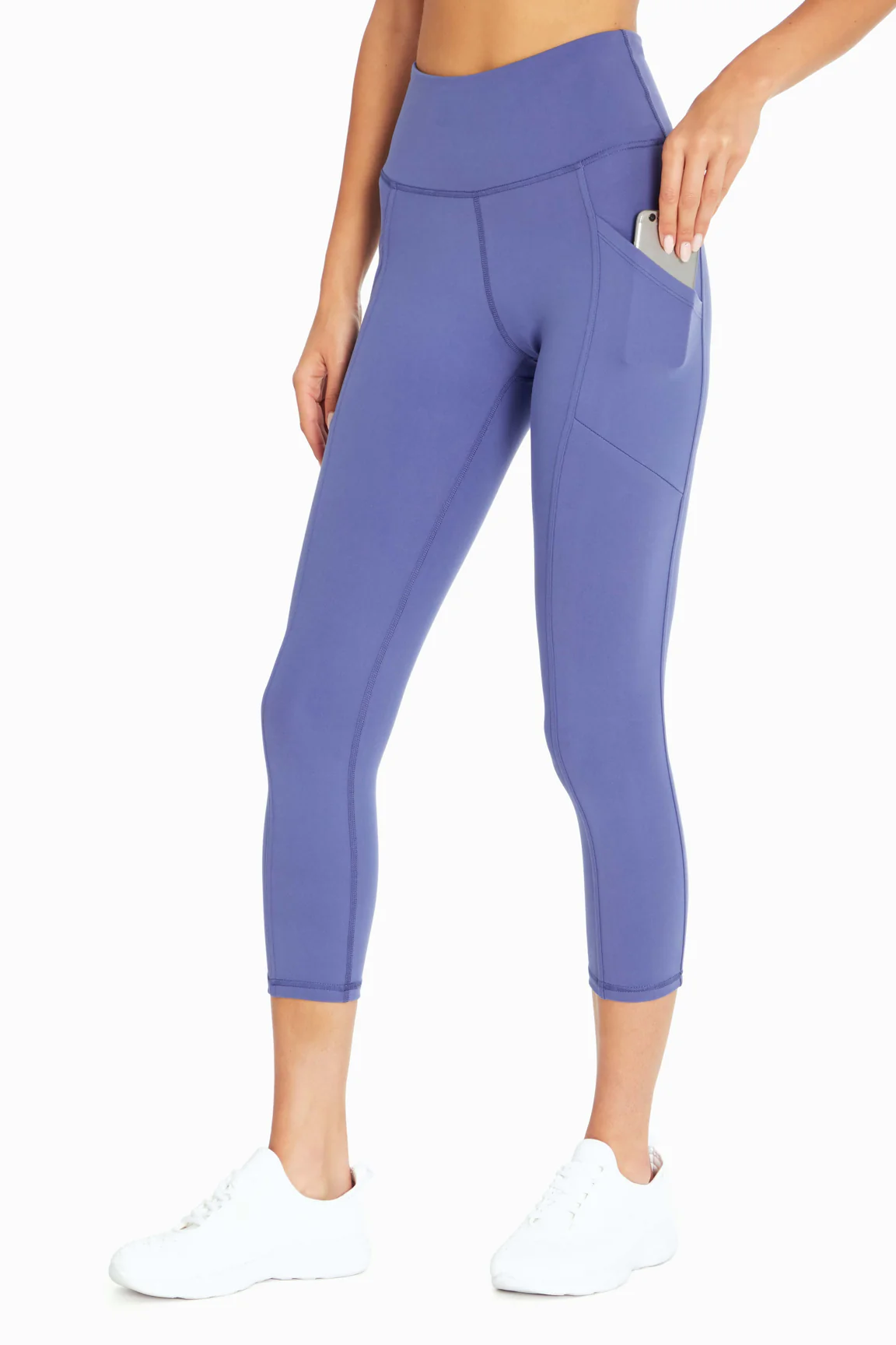 Drew Side Pocket Tummy Control Mid Calf Capri - Image 25