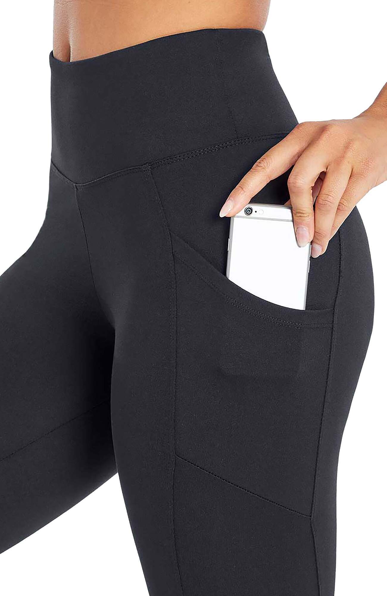 Drew Side Pocket Tummy Control Mid Calf Capri - Image 5