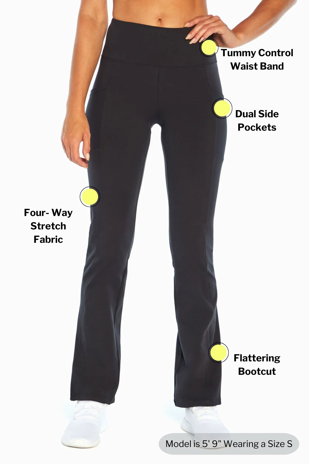 Eclipse Side Pocket Tummy Control Yoga Pant - Image 11